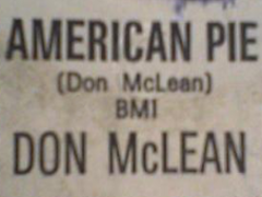 Goodbye, American Pie